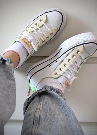 Белые кеды converse chuck taylor all star