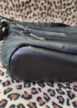 Шкіряна сумка через плече 20*30 4