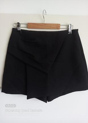 Молодіжна спідничка-шорти збоку замочок ззаді з  карманами zara