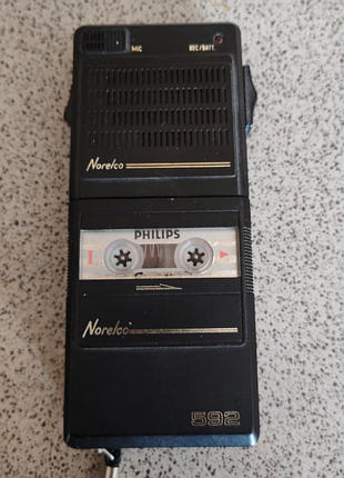 Винтажный диктофон philips lfh-0590 pocket recorder norelco