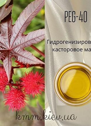 Гідрогенізована рицинова олія peg-40 90% індія - 100г