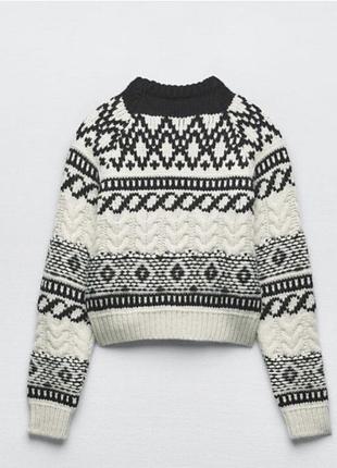 Укорочений светрик р.s zara