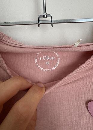 Кофта для дівчинки s’oliver рожева 2
