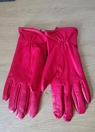 Кожаные перчатки gap 3
