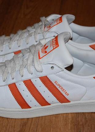 Шкіряні кросівки 42 р adidas superstar