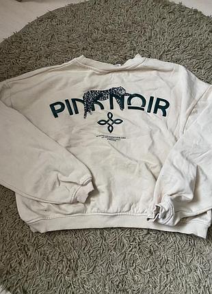 Укорочений світшот pink noir