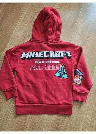 Теплое худи 6,7 лет minecraft