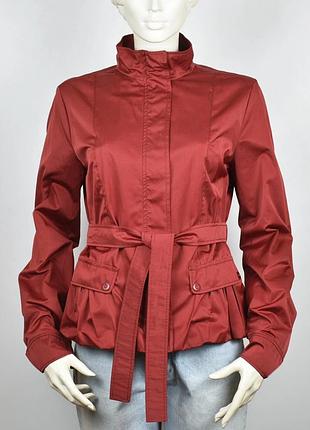 Куртка на блискавці з поясом weekend max mara розмір 46 it - 42 eu // підкладка пояс вітровка