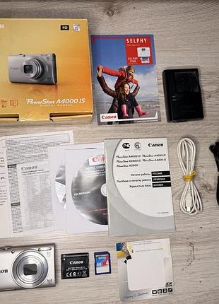 Цифровой фотоаппарат canon powershot a4000is как новый