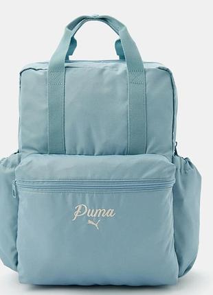 Рюкзак puma блакитний, для жінок, розмір 30x39x15 см