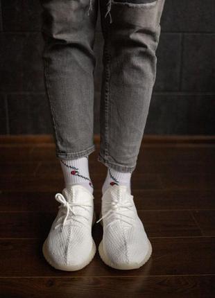 Adidas yeezy boost 350 white 🆕 шикарные кроссовки адидас🆕купить наложенный платёж4 фото