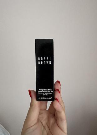 Bobbi brown weightless skin foundation spf 15 mini porcelain