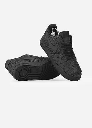Nike air force 1 low "independence day" black 3