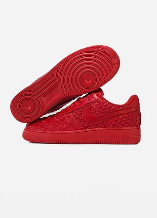 Nike air force 1 low "independence day" red