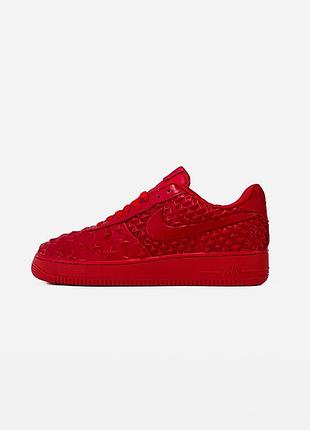 Nike air force 1 low "independence day" red 4