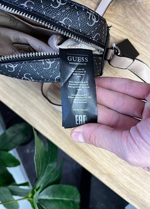 😍 сумка guess black monogram 😍 7
