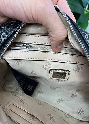 😍 сумка guess black monogram 😍 5