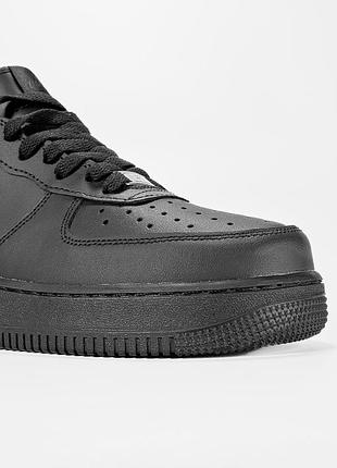 Nike air force 1 low black premium 8
