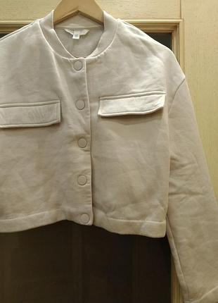 H&amp;m (m). ошатний жакет молочного кольору