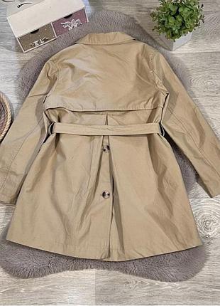 Стильний плащ тренч дитячий zara 4