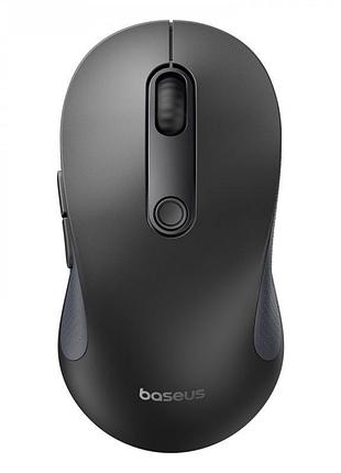 Бездротова комп'ютерна миша baseus f02 ergonomic wireless mouse (without battery) black