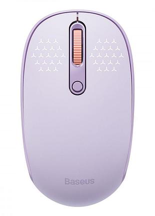 Бездротова комп'ютерна миша baseus f01b tri-mode purple