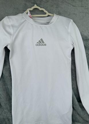 Реглан для хлопчика adidas білий, розмір 7/8 років (128 см)