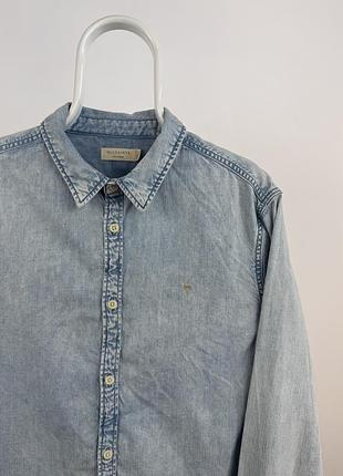 Сорочка з довгим рукавом all saints darton ls shirt