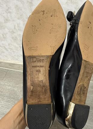 Балетки туфлі dior 9