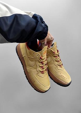 Nike air force 1 wild wheat gold 5
