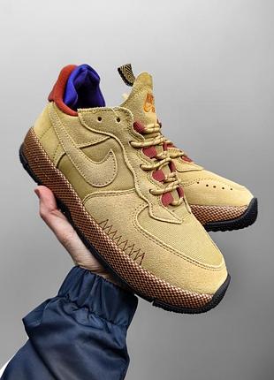 Nike air force 1 wild wheat gold 3