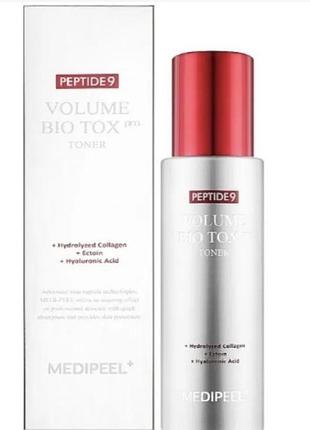 Тонік для обличчя medi-peel peptide 9 volume bio tox toner pro, 250 мл