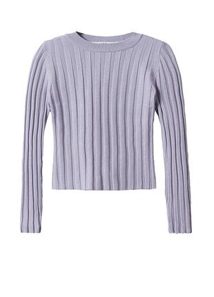Лонгслів жіночий zara в рубчик розмір l