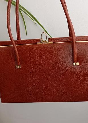 Винтажная кожаная сумка an eros bag (made in england)