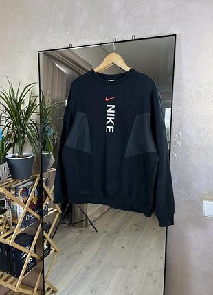 Світшот nike big swoosh vertical logo black