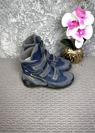 Lowa gore-tex ботинки сапожки 33 размер детские трекинговые синие