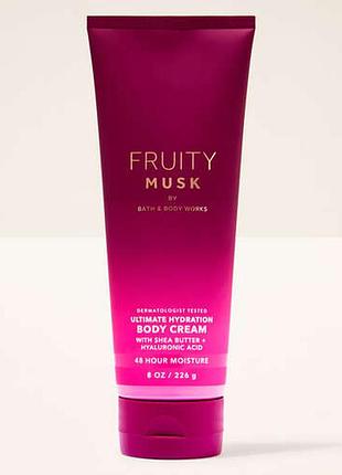 Крем для тіла bath & body works fruity musk 226 г