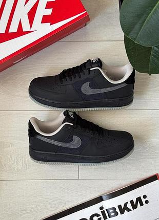 Nike air force 1 low black/anthracite 3