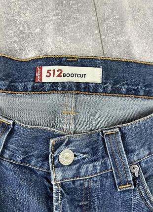 Levis 512 bootcut штаны джинсы 6
