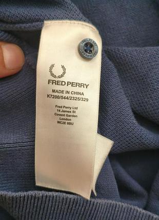 Чоловіче поло fred perry темно-синє 2