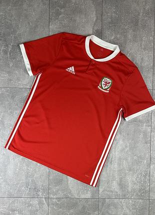Adidas wales футболка футбольная