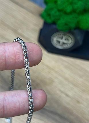 Підвіска унісекс chrome hearts срібляста 3