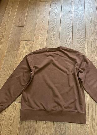 Коричневий світшот zara 7