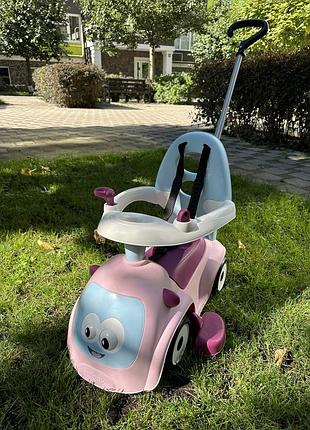 Толокар smoby маестро 3 в 1 рожевий