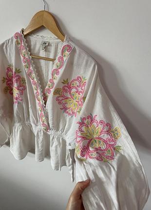 Котонова вишиванка river island🌿 3