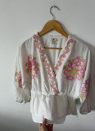 Котонова вишиванка river island🌿 4