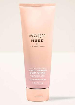 Крем для тіла bath & body works warm musk 226 г