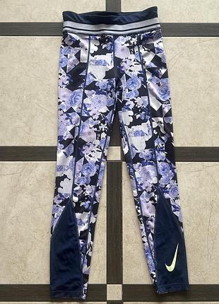 Спортивні легінси лосіни nike колекція квіткова ,