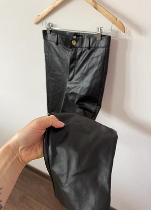 Шкіряні брюки zara🌿 7