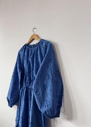 Шикарне котонове міді плаття h&m🌿 4